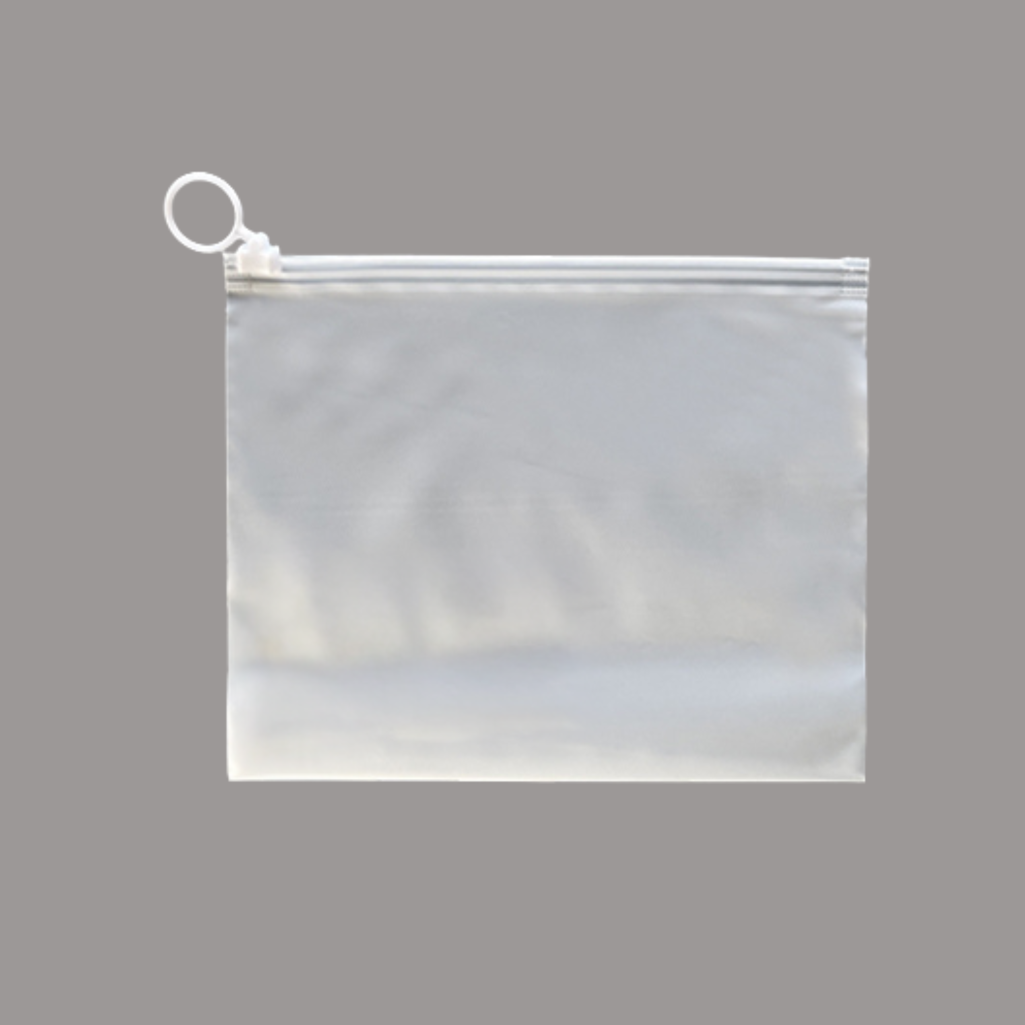 再生磨砂圓環拉鏈袋