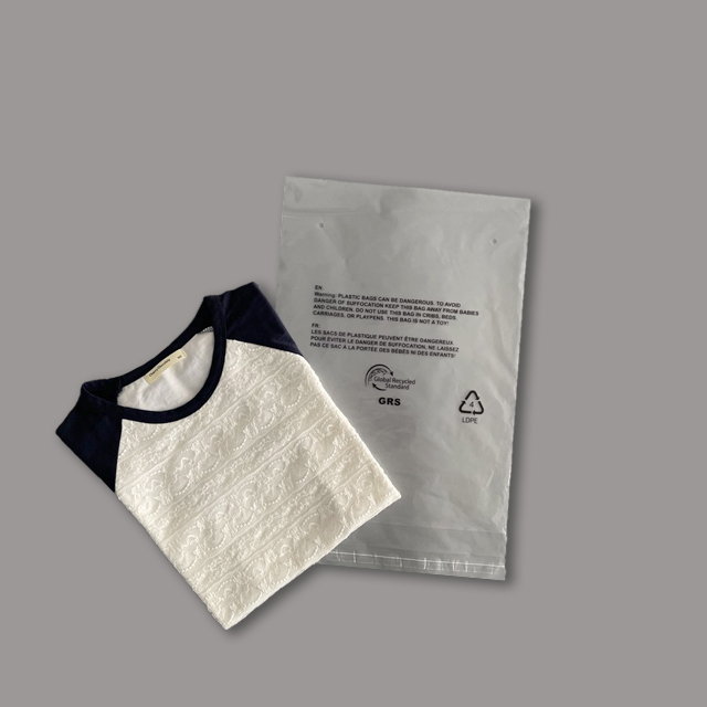 100%再生塑料環保服裝包裝袋